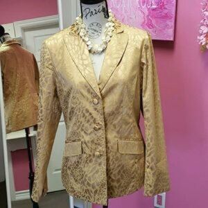 Jockey Gold Blazer Jacket